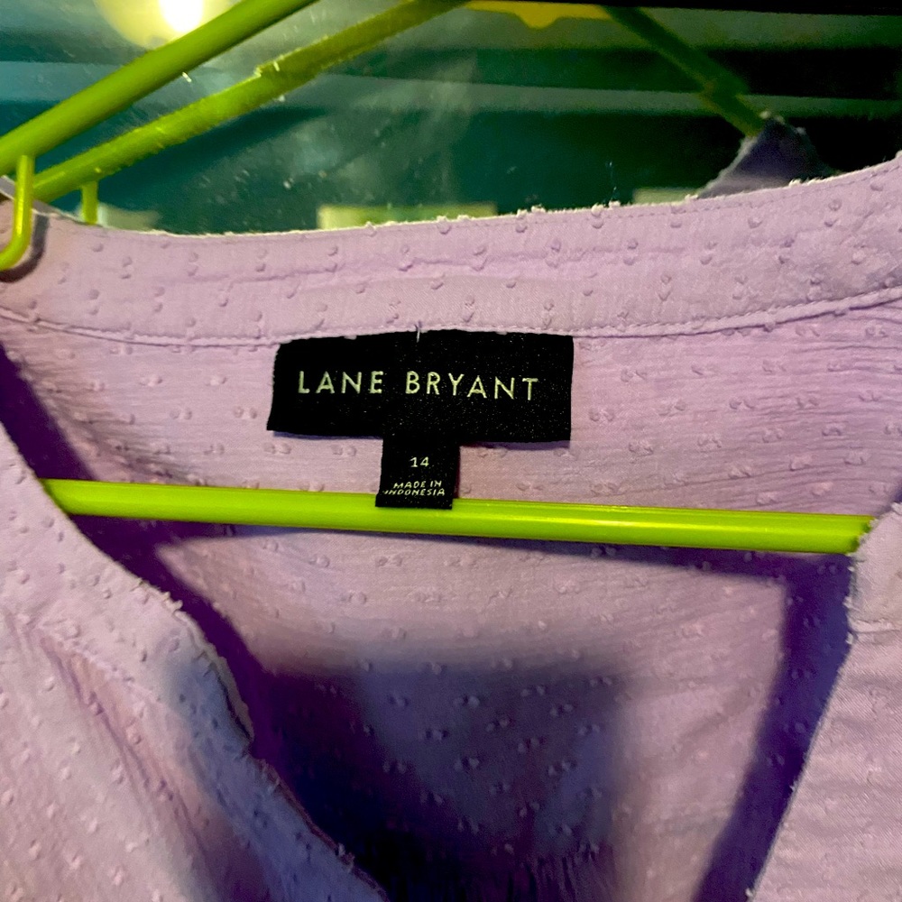 Lavender Lane Bryant blouse only wore once!